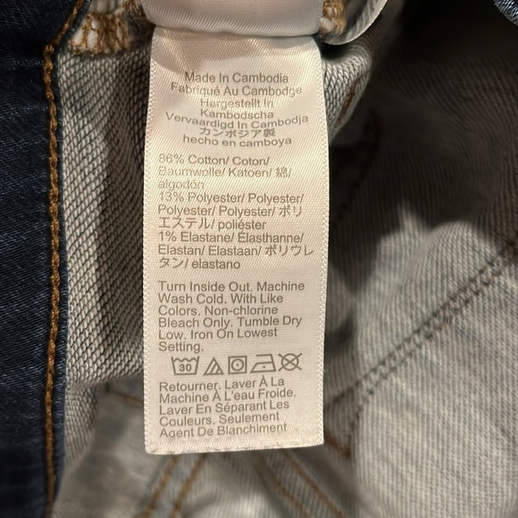 🇪🇸🐠J Crew Factory 10” High-Rise Skinny jeans raw hem stretch 27 - Picture 7 of 8